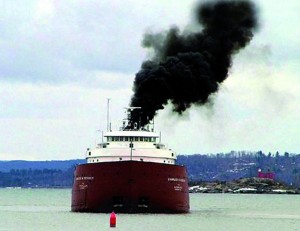 Ship pollution